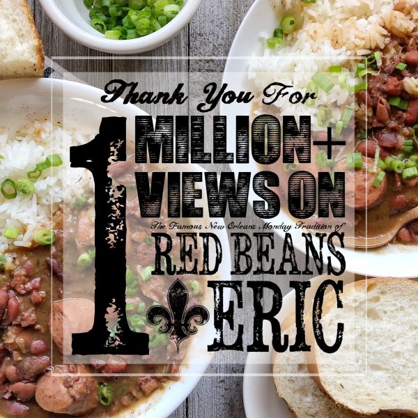 RedBeansAndEric.com has hit over 1 Million Page Views - Thank you!