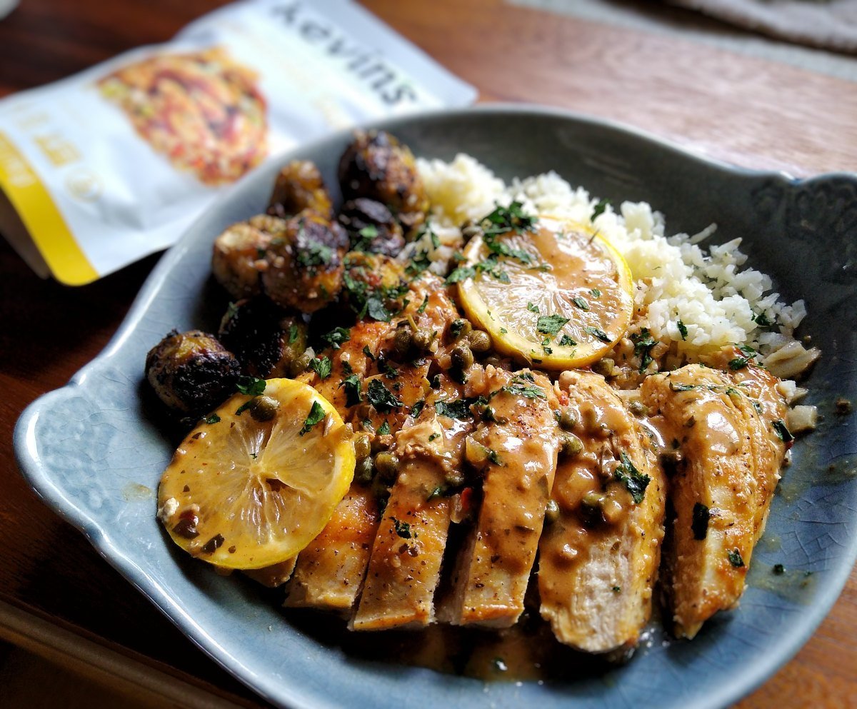 Lemon Chicken Piccata by Red Beans and Eric